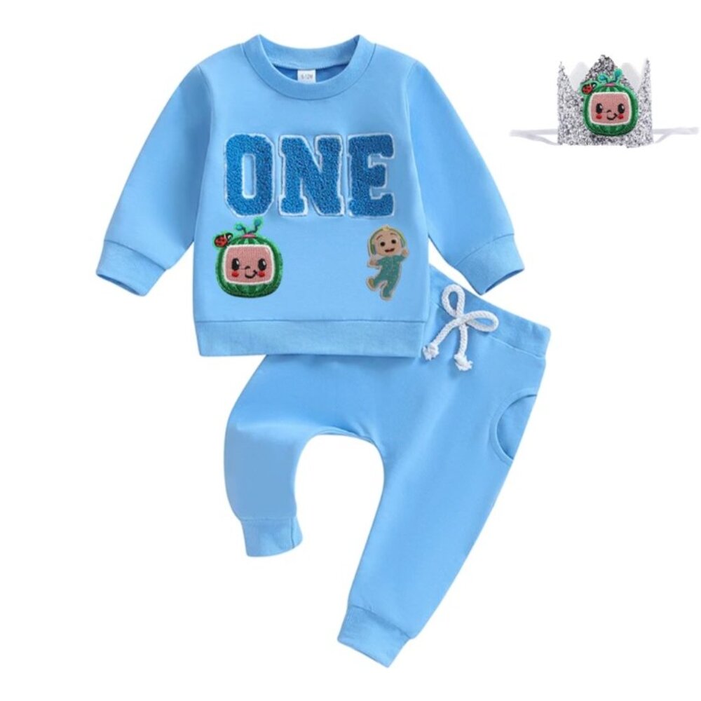 Cocomelon Sweater Coco Melon Pants First Birthday Outfit Clothes Leggings